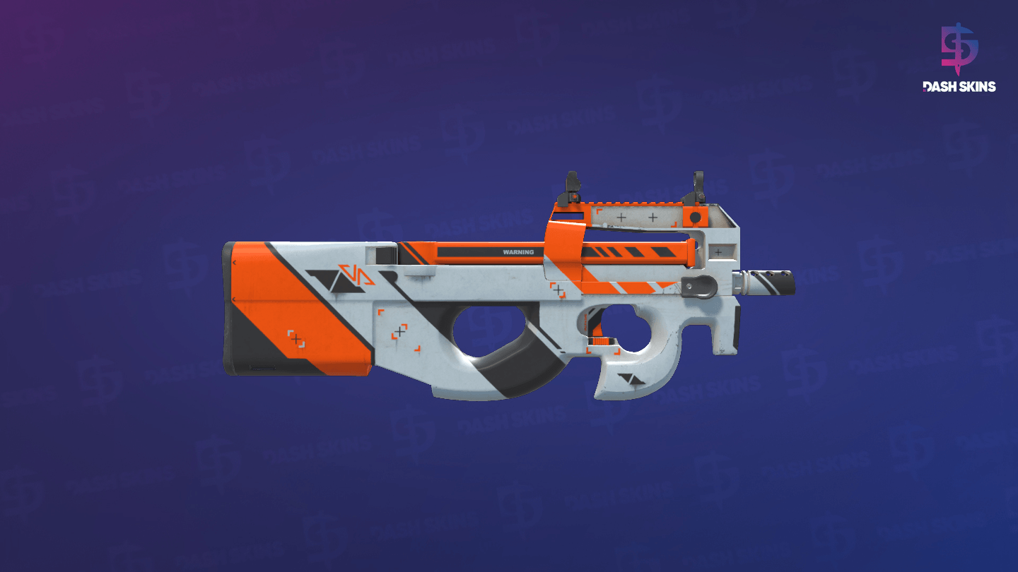 P90 | Asiimov (Field-Tested) - Backside Screenshot