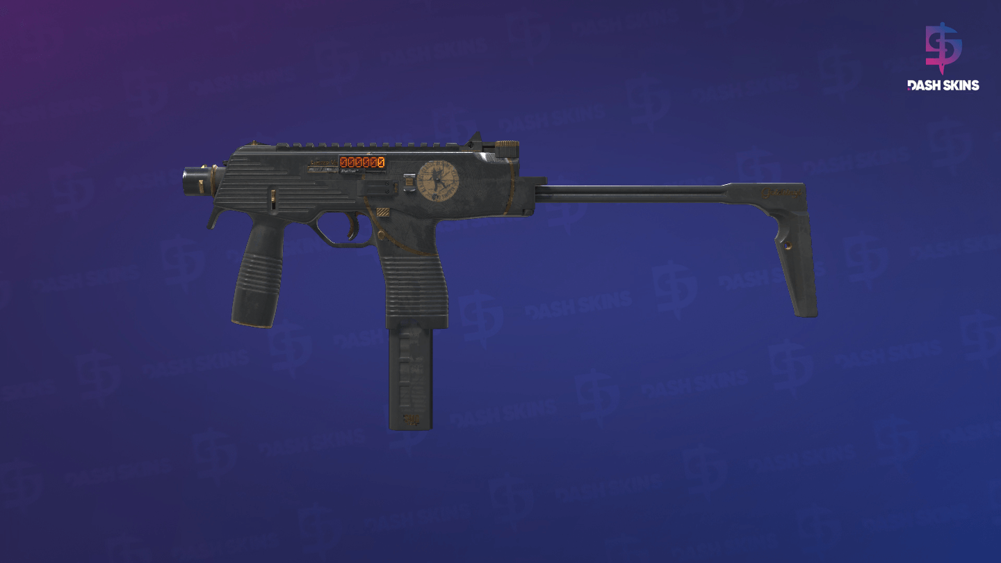 StatTrak™ MP9 | Broken Record (Battle-Scarred) - Frontside Screenshot