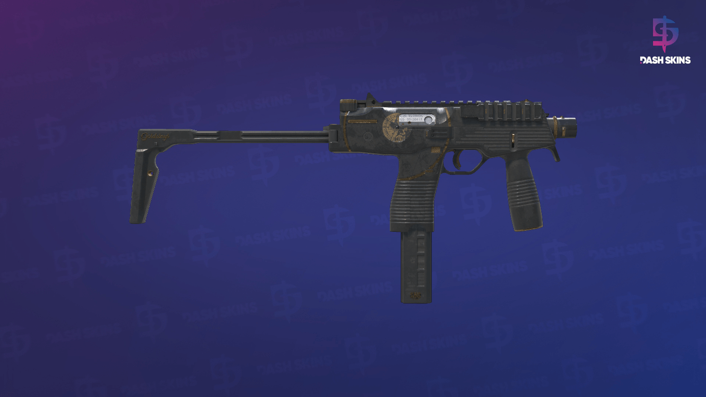 StatTrak™ MP9 | Broken Record (Battle-Scarred) - Backside Screenshot