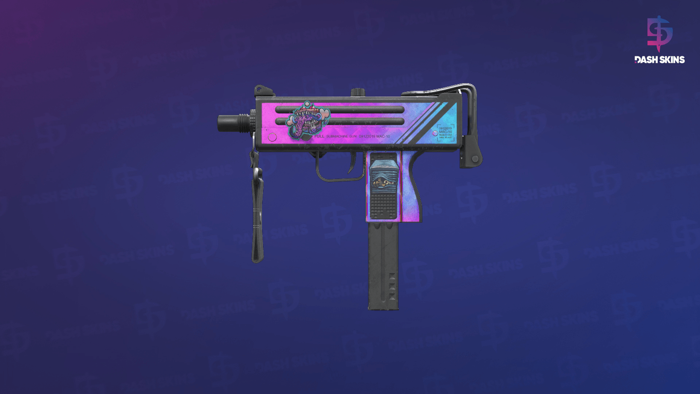 MAC-10 | Disco Tech (Battle-Scarred) - Frontside Screenshot