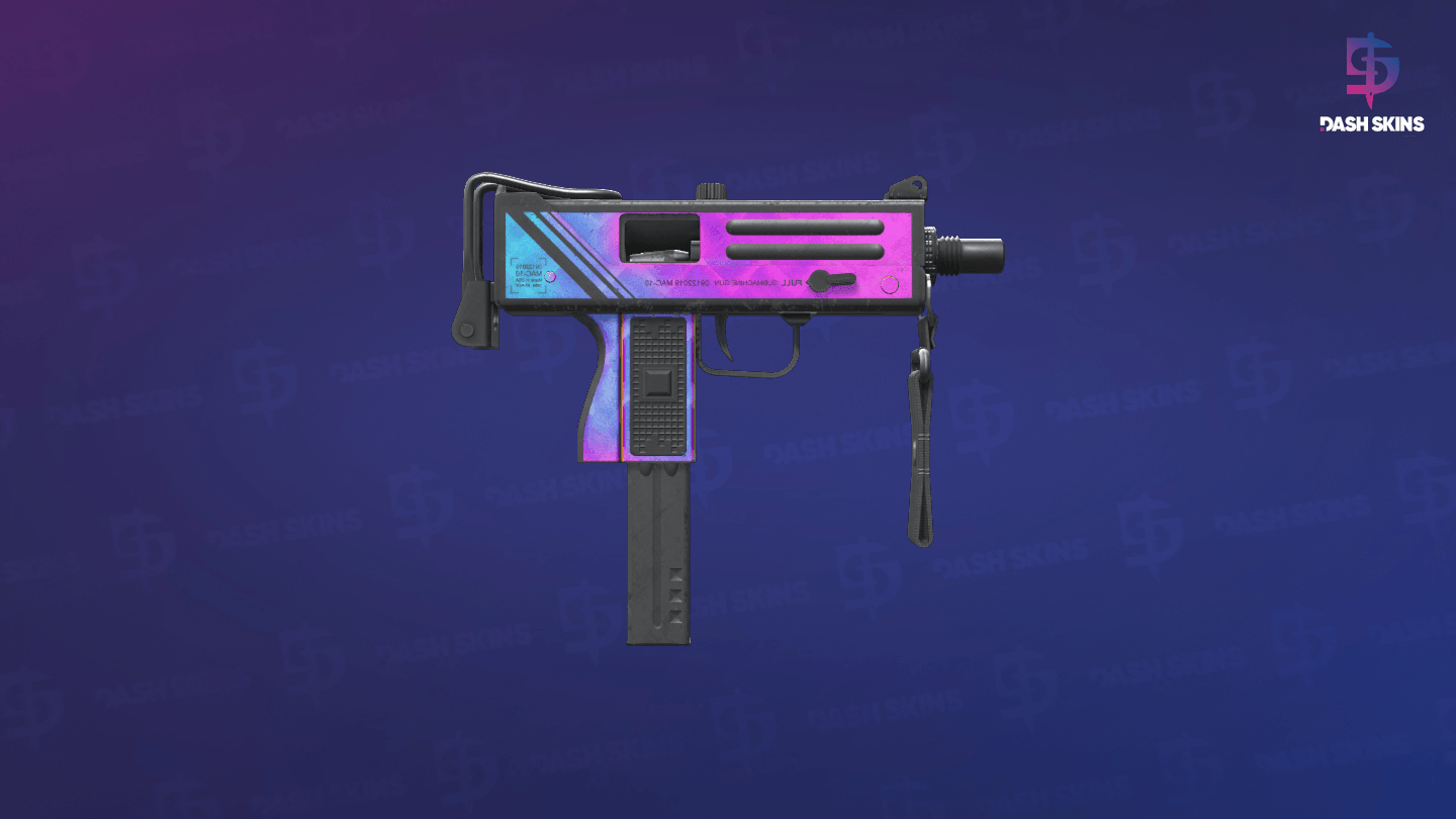 MAC-10 | Disco Tech (Battle-Scarred) - Backside Screenshot