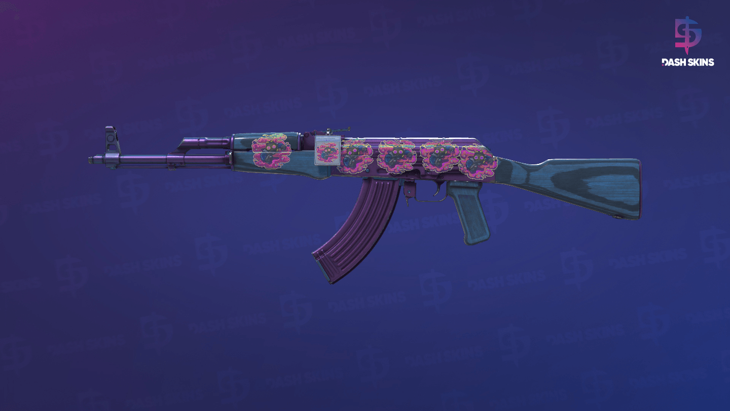 AK-47 | Midnight Laminate (Field-Tested) - Frontside Screenshot