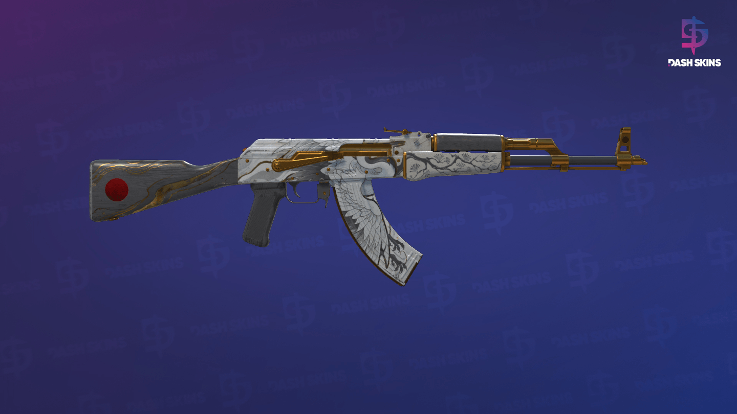 AK-47 | Crane Flight (Field-Tested) - Backside Screenshot