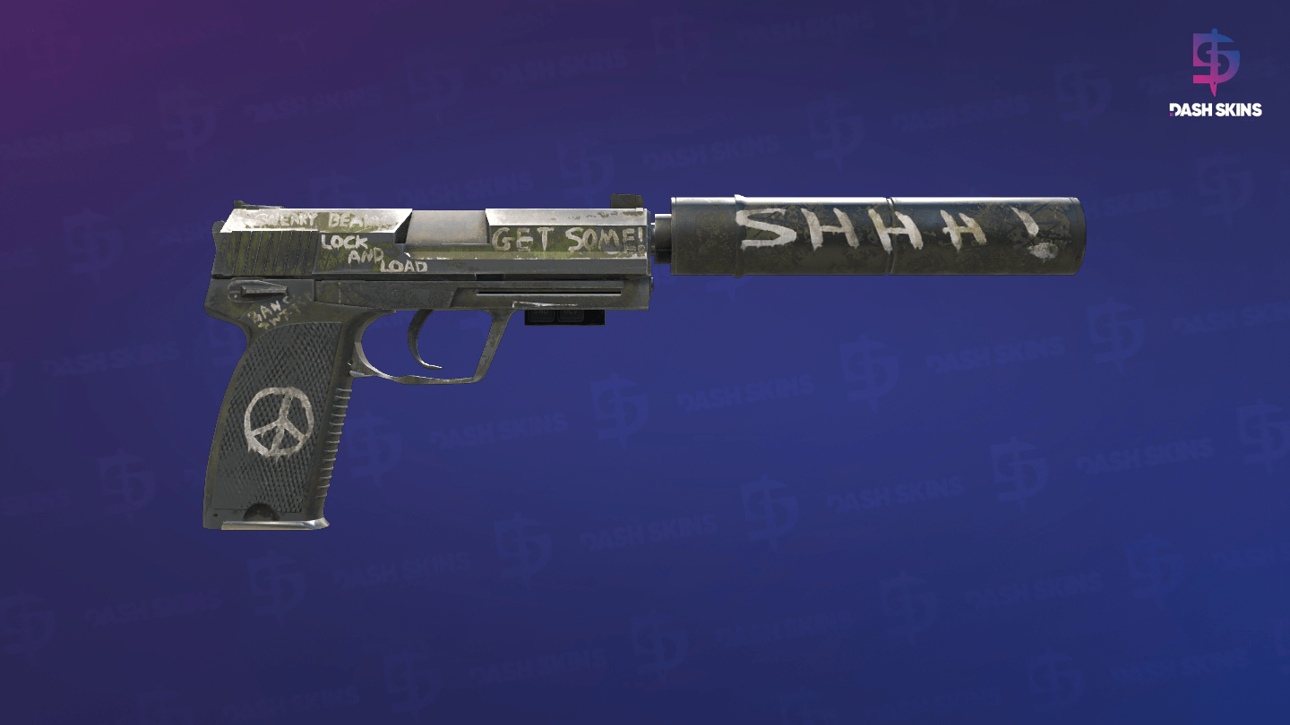 StatTrak™ USP-S | Flashback (Battle-Scarred) - Backside Screenshot