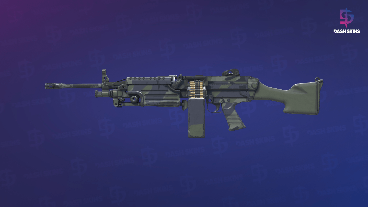 M249 | Sage Camo (Field-Tested) - Frontside Screenshot