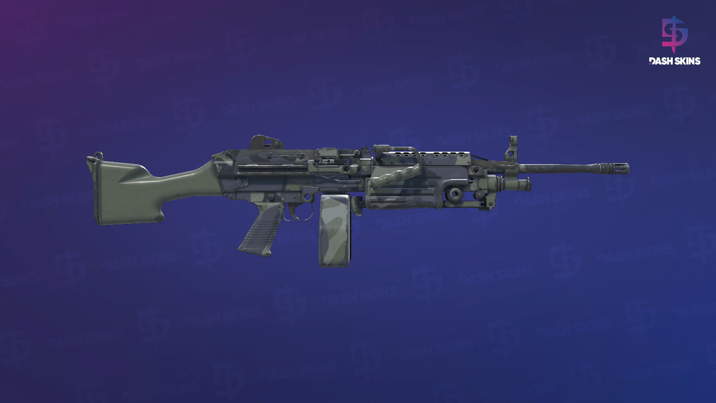 M249 | Sage Camo (Field-Tested) - Backside Screenshot