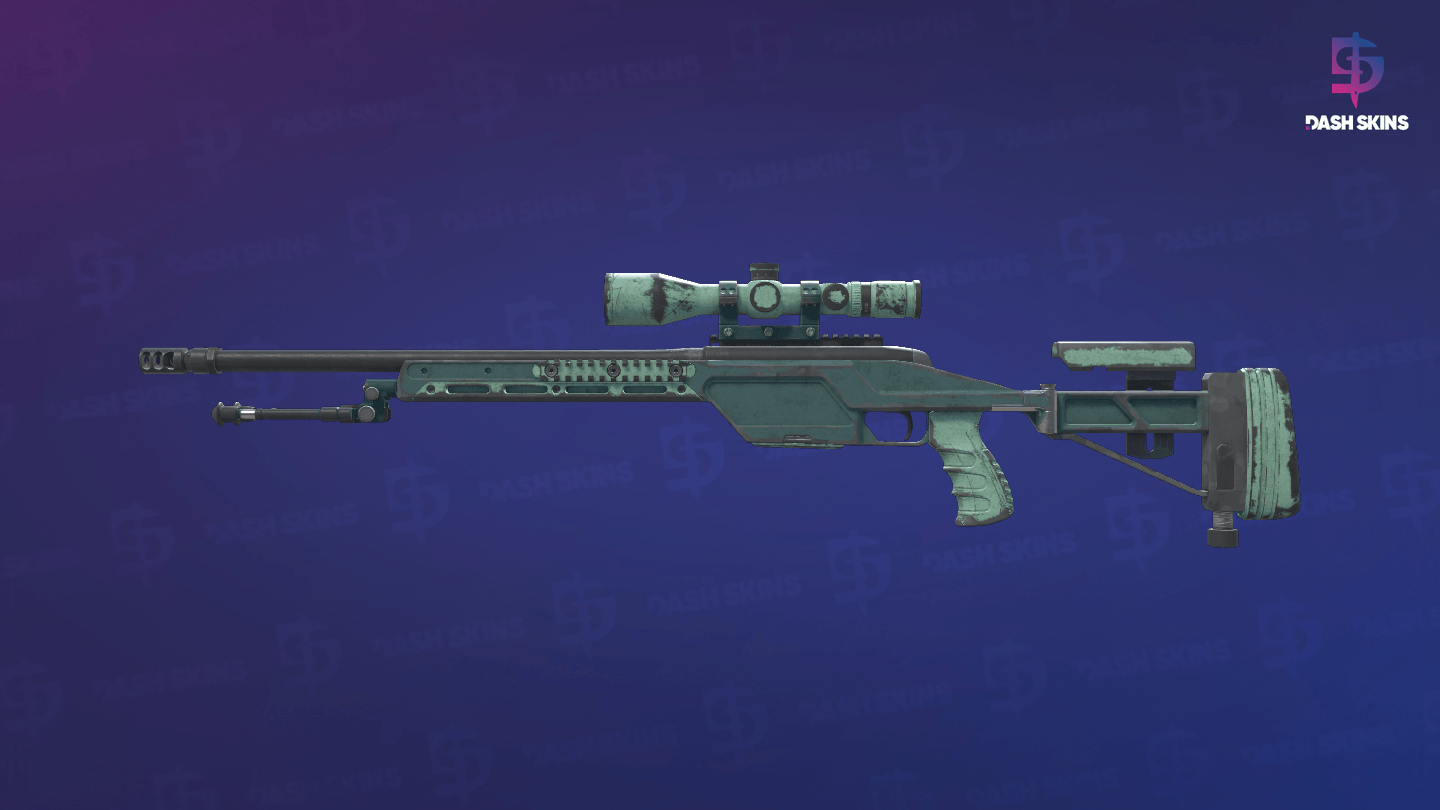 SSG 08 | Blue Spruce (Battle-Scarred) - Frontside Screenshot