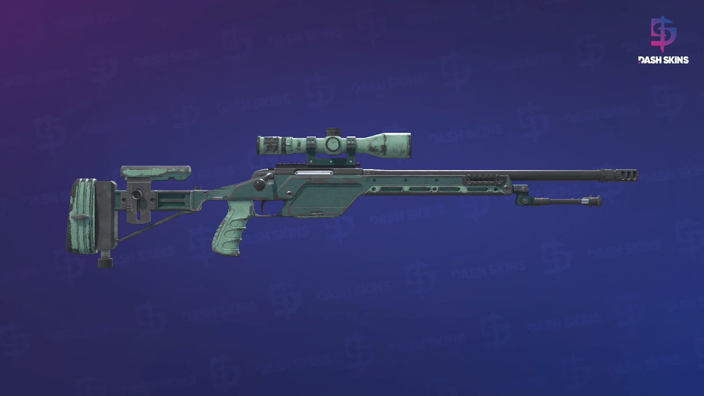 SSG 08 | Blue Spruce (Battle-Scarred) - Backside Screenshot