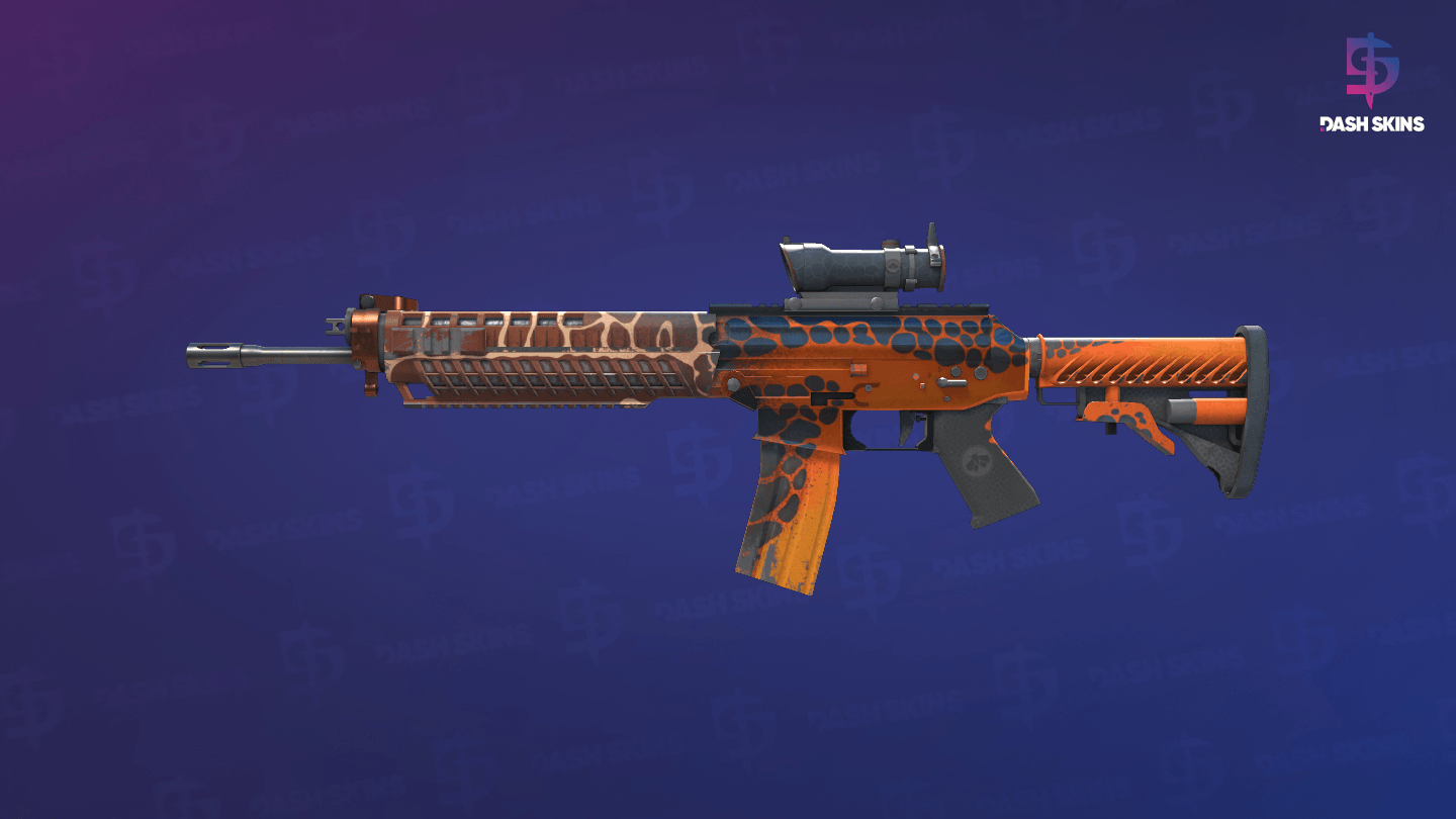 SG 553 | Tiger Moth (Minimal Wear) - Frontside Screenshot