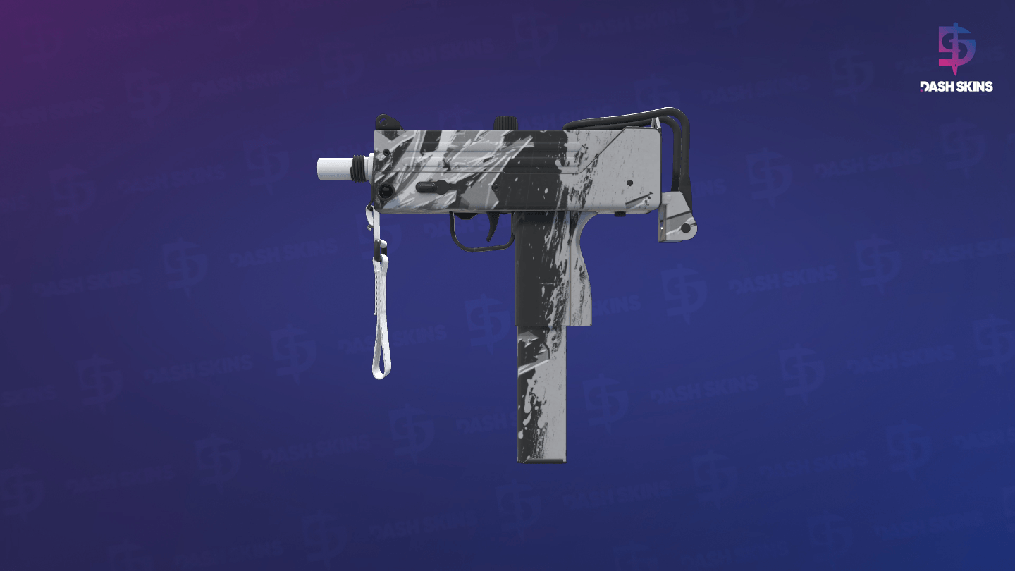 MAC-10 | Snow Splash (Factory New) - Frontside Screenshot