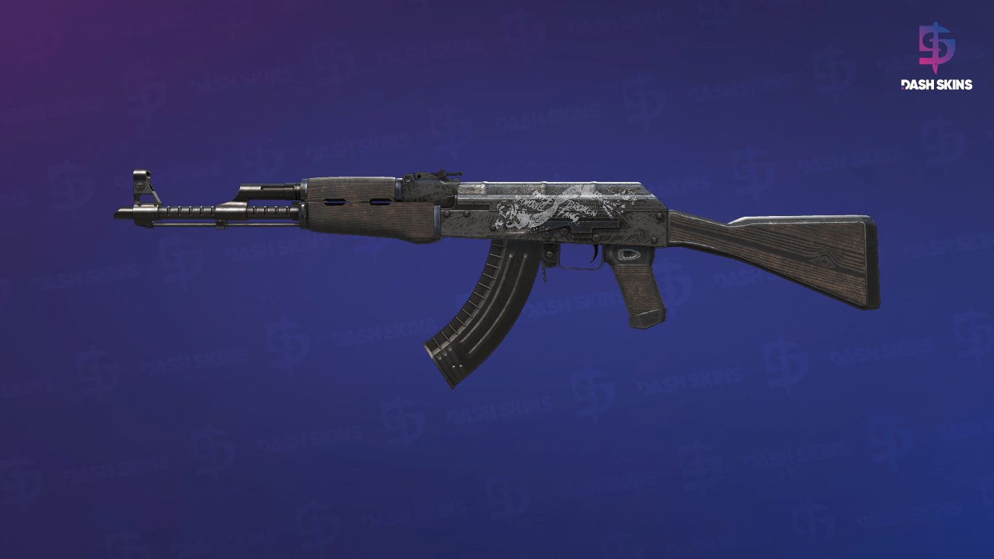 AK-47 | Steel Delta (Field-Tested) - Frontside Screenshot