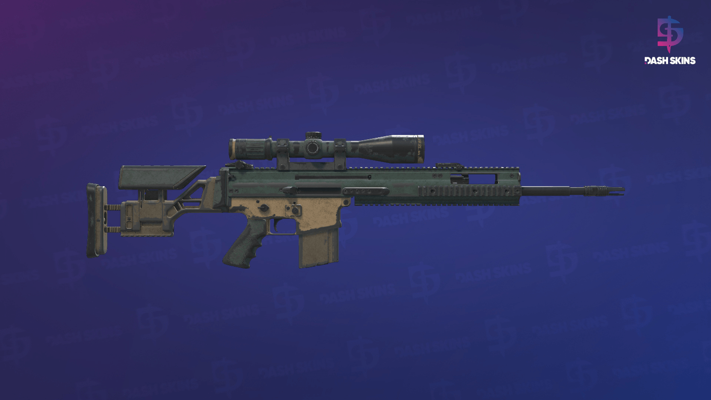 SCAR-20 | Contractor (Battle-Scarred) - Backside Screenshot
