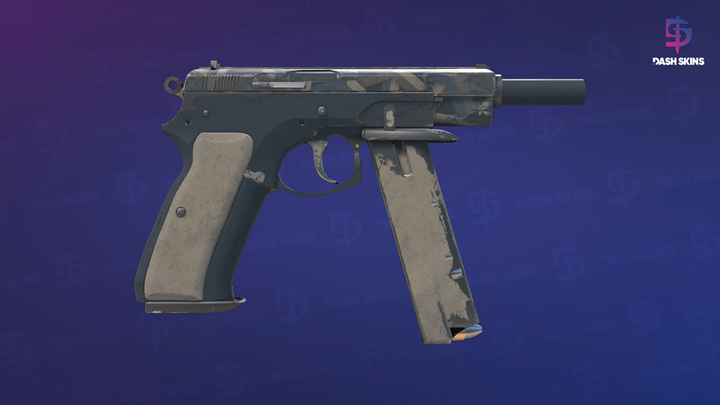 CZ75-Auto | Framework (Battle-Scarred) - Backside Screenshot
