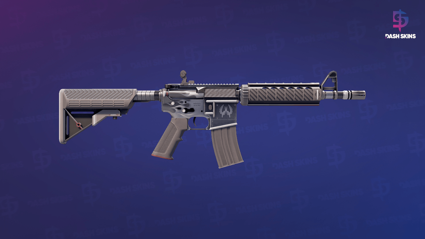 M4A4 | Magnesium (Minimal Wear) - Backside Screenshot