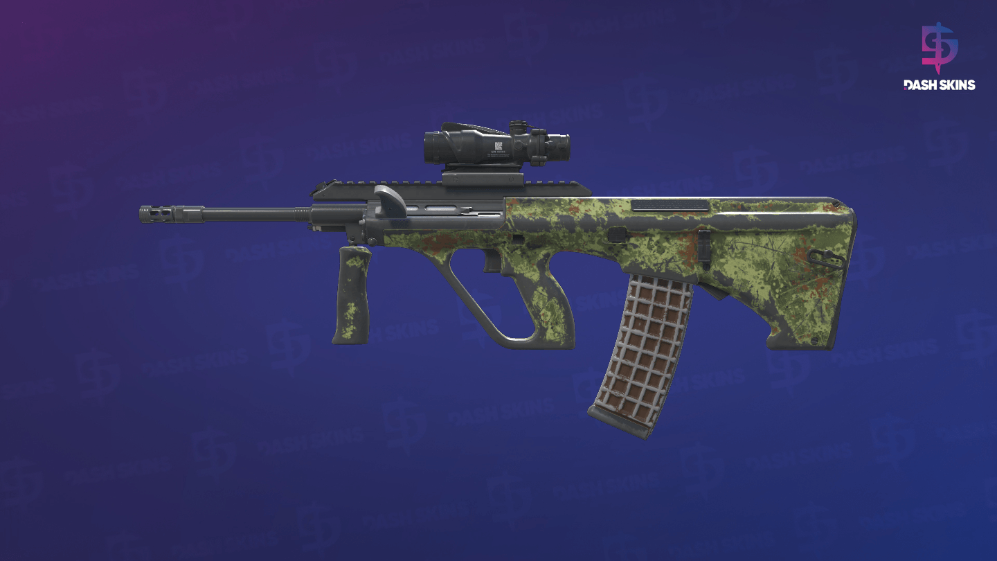 AUG | Commando Company (Battle-Scarred) - Frontside Screenshot