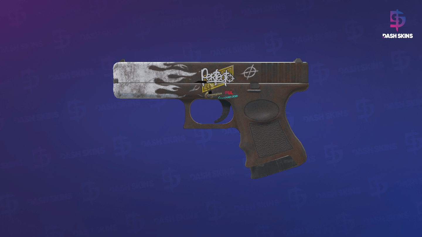Glock-18 | Oxide Blaze (Minimal Wear) - Frontside Screenshot