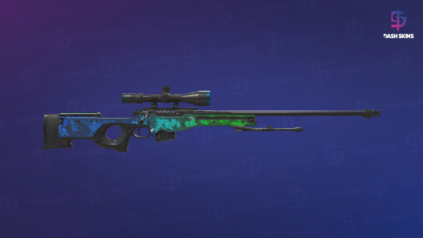 StatTrak™ AWP | Ice Coaled (Battle-Scarred) - Backside Screenshot