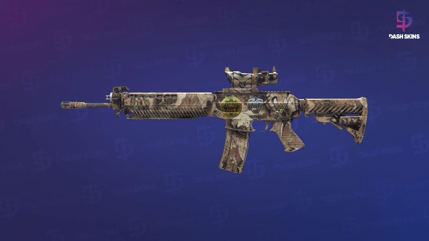 Souvenir SG 553 | Bleached (Field-Tested) - Frontside Screenshot