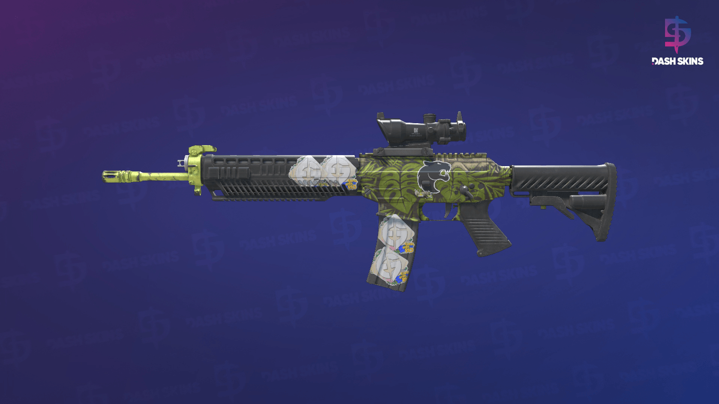 SG 553 | Lush Ruins (Field-Tested) - Frontside Screenshot