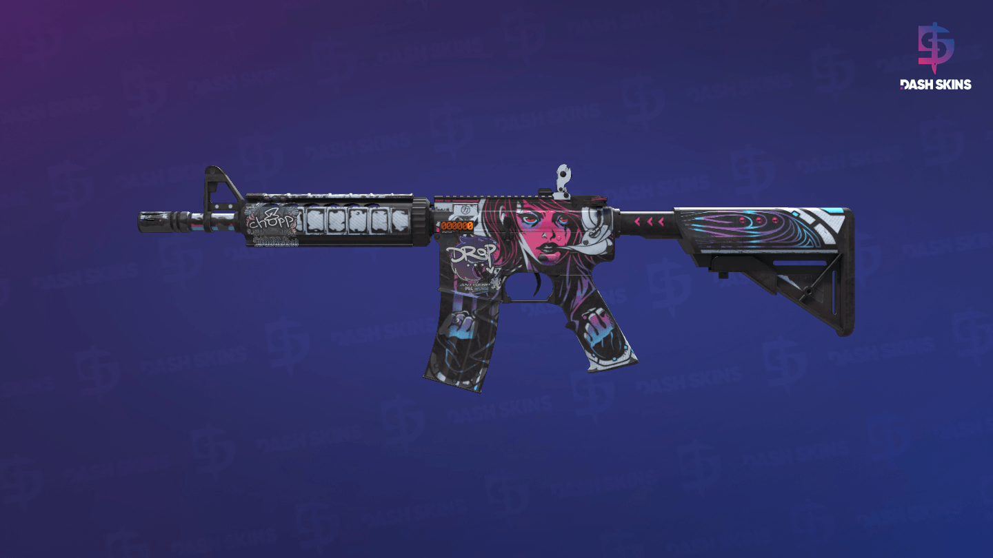 StatTrak™ M4A4 | Neo-Noir (Field-Tested) - Frontside Screenshot