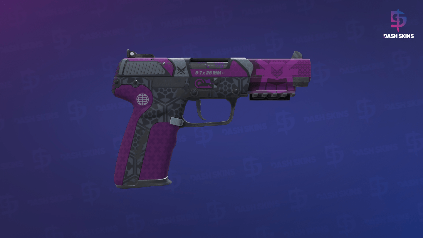 StatTrak™ Five-SeveN | Violent Daimyo (Field-Tested) - Backside Screenshot