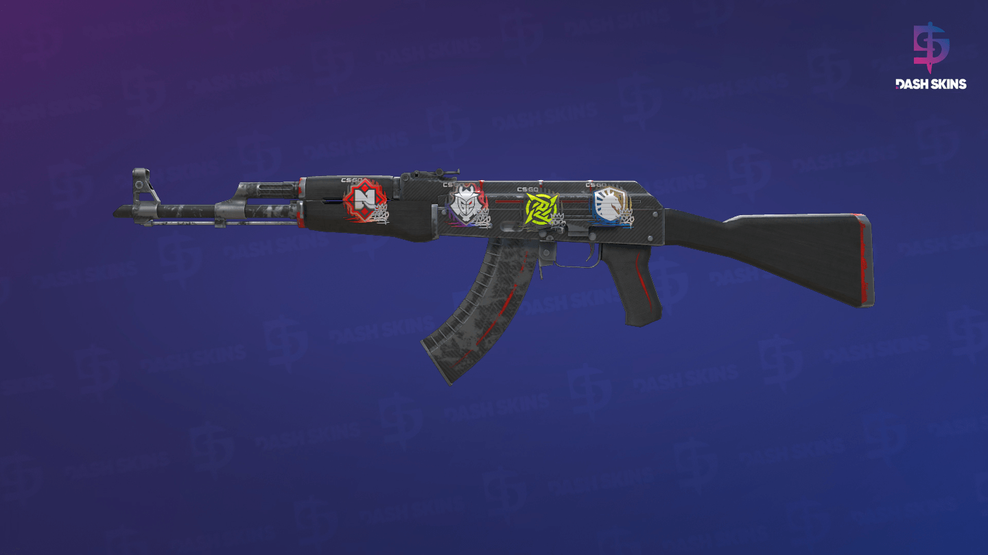 AK-47 | Redline (Well-Worn) - Frontside Screenshot