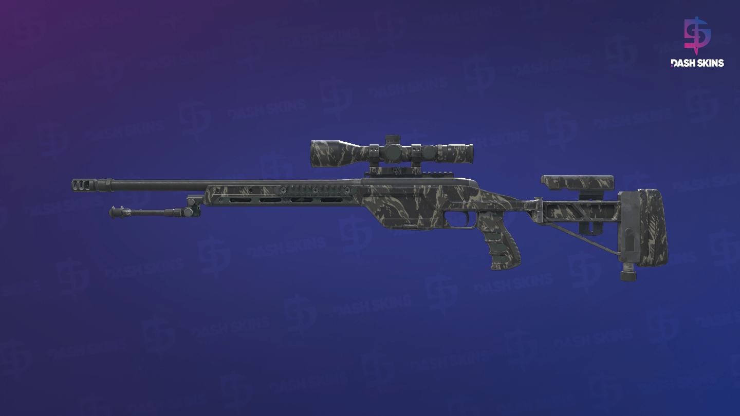 SSG 08 | Tiger Tear (Field-Tested) - Frontside Screenshot