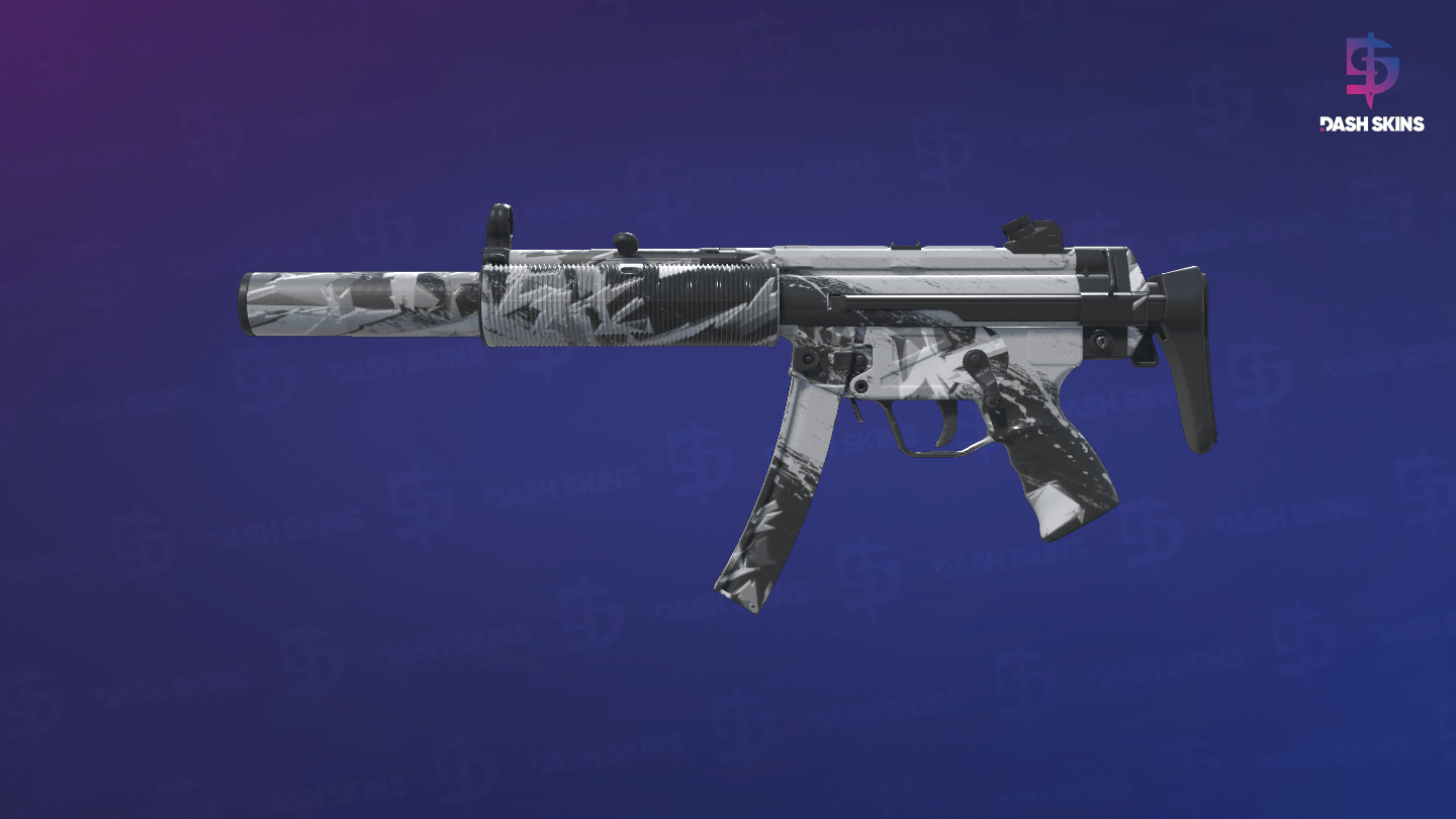 MP5-SD | Snow Splash (Minimal Wear) - Frontside Screenshot