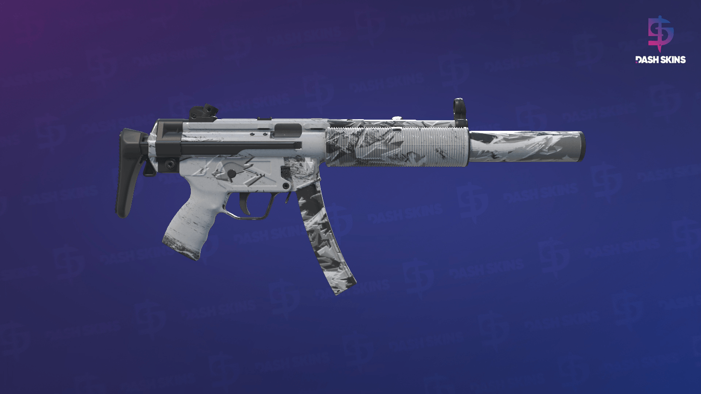 MP5-SD | Snow Splash (Minimal Wear) - Backside Screenshot