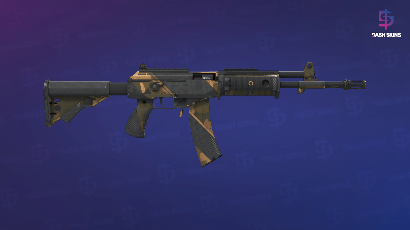 Galil AR | Black Sand (Well-Worn) - Backside Screenshot