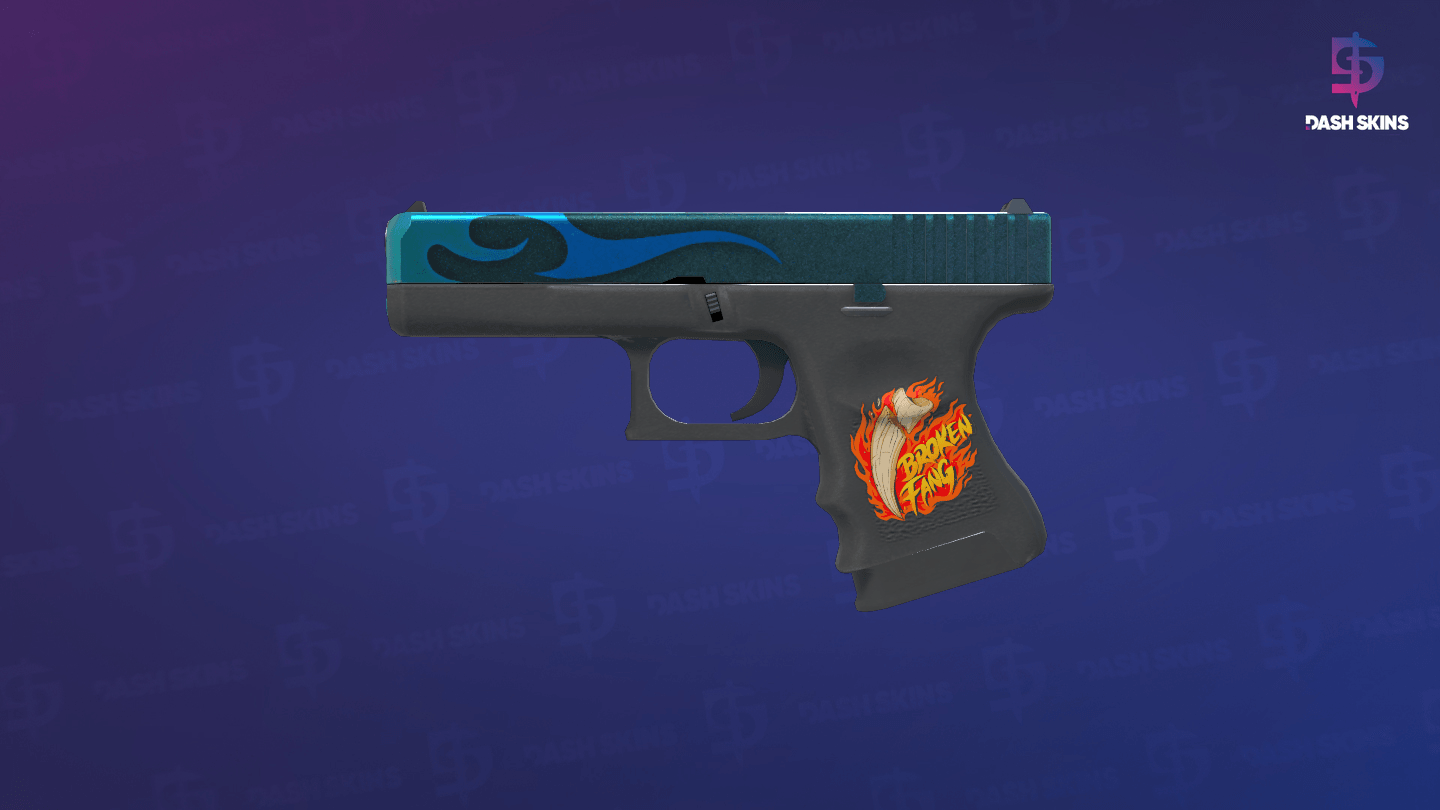 Glock-18 | Bunsen Burner (Field-Tested) - Frontside Screenshot