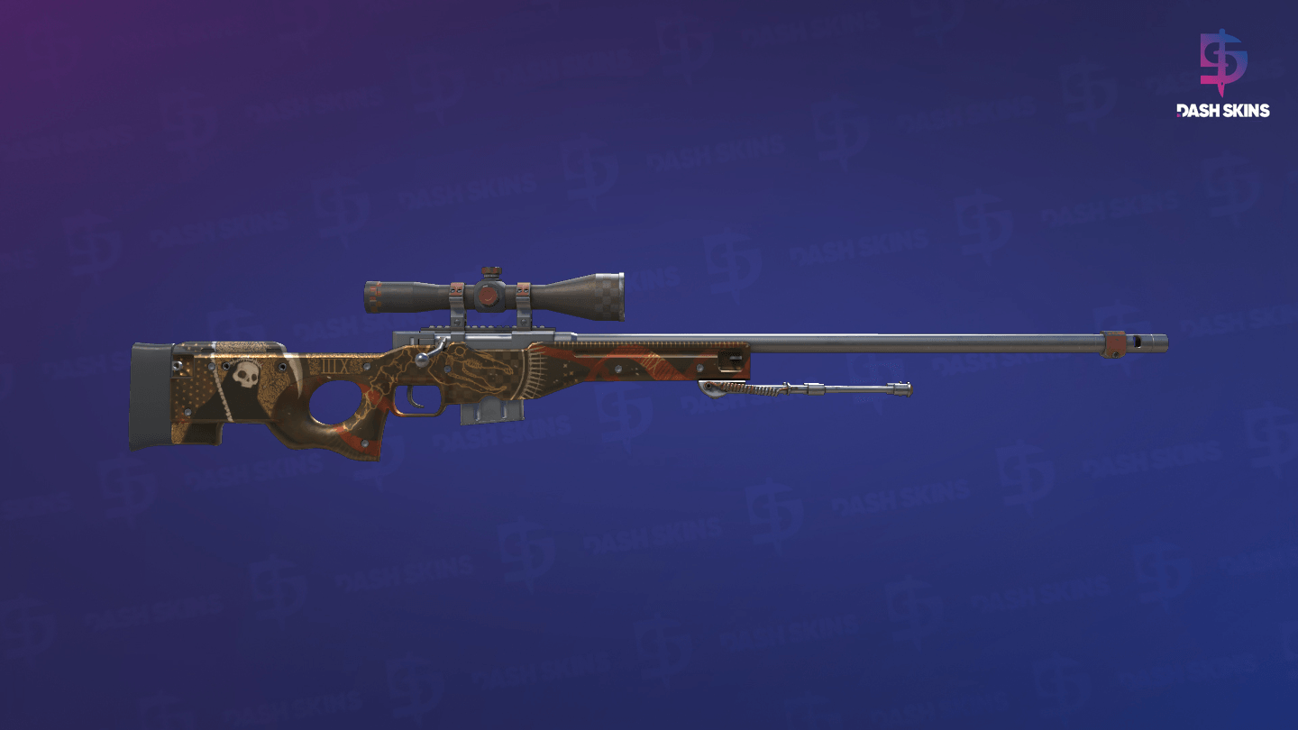 AWP | Mortis (Well-Worn) - Backside Screenshot