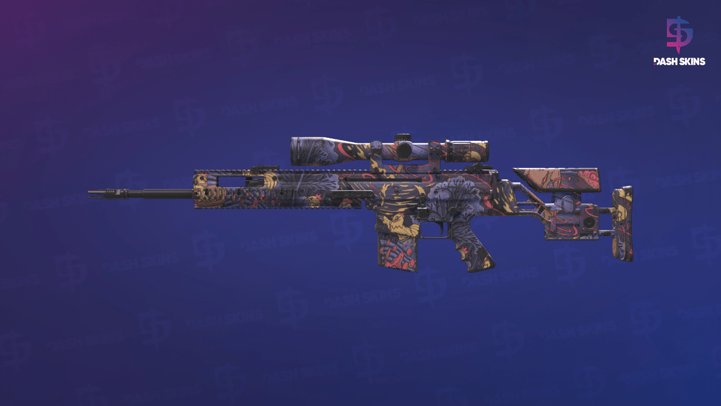 SCAR-20 | Poultrygeist (Field-Tested) - Frontside Screenshot