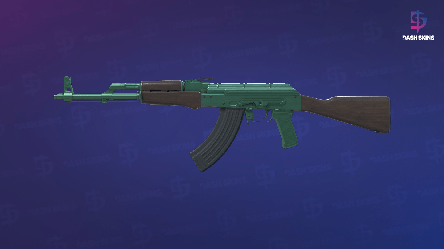 AK-47 | Wintergreen (Minimal Wear) - Frontside Screenshot