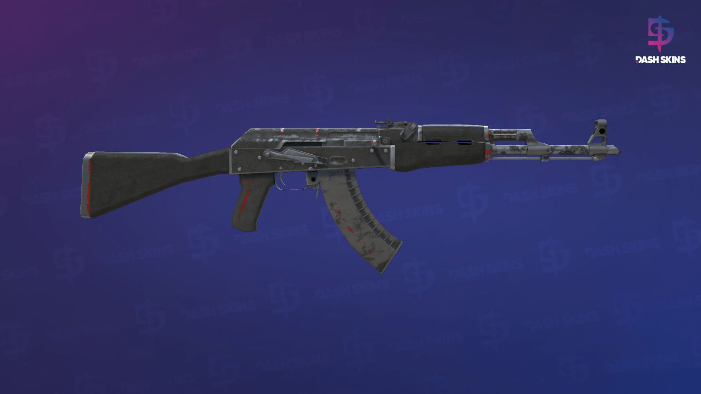 AK-47 | Redline (Battle-Scarred) - Backside Screenshot