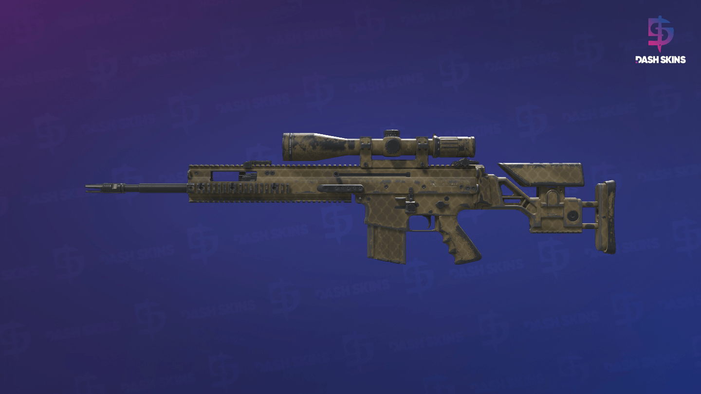 SCAR-20 | Sand Mesh (Field-Tested) - Frontside Screenshot