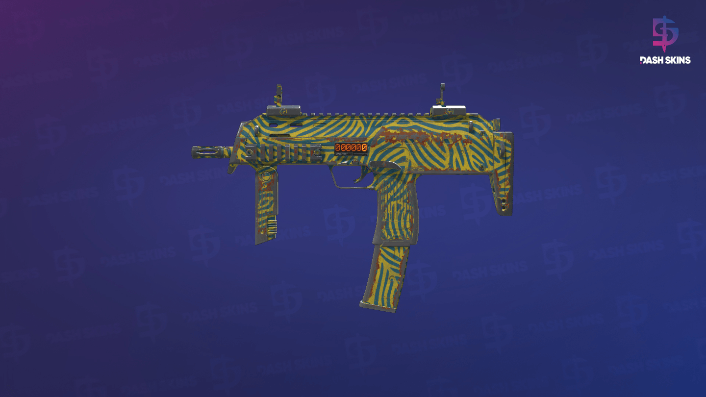 StatTrak™ MP7 | Akoben (Well-Worn) - Frontside Screenshot
