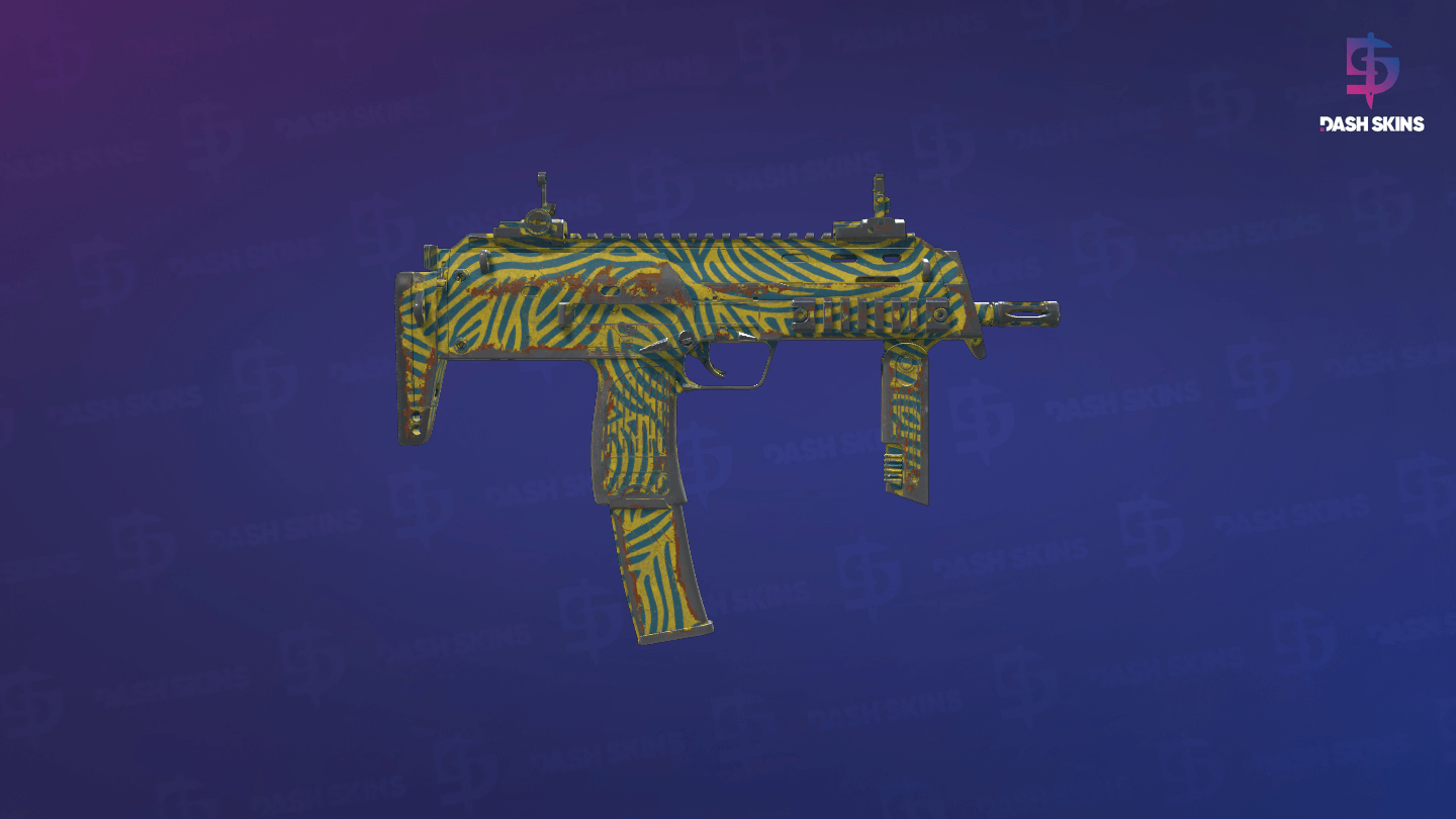 StatTrak™ MP7 | Akoben (Well-Worn) - Backside Screenshot