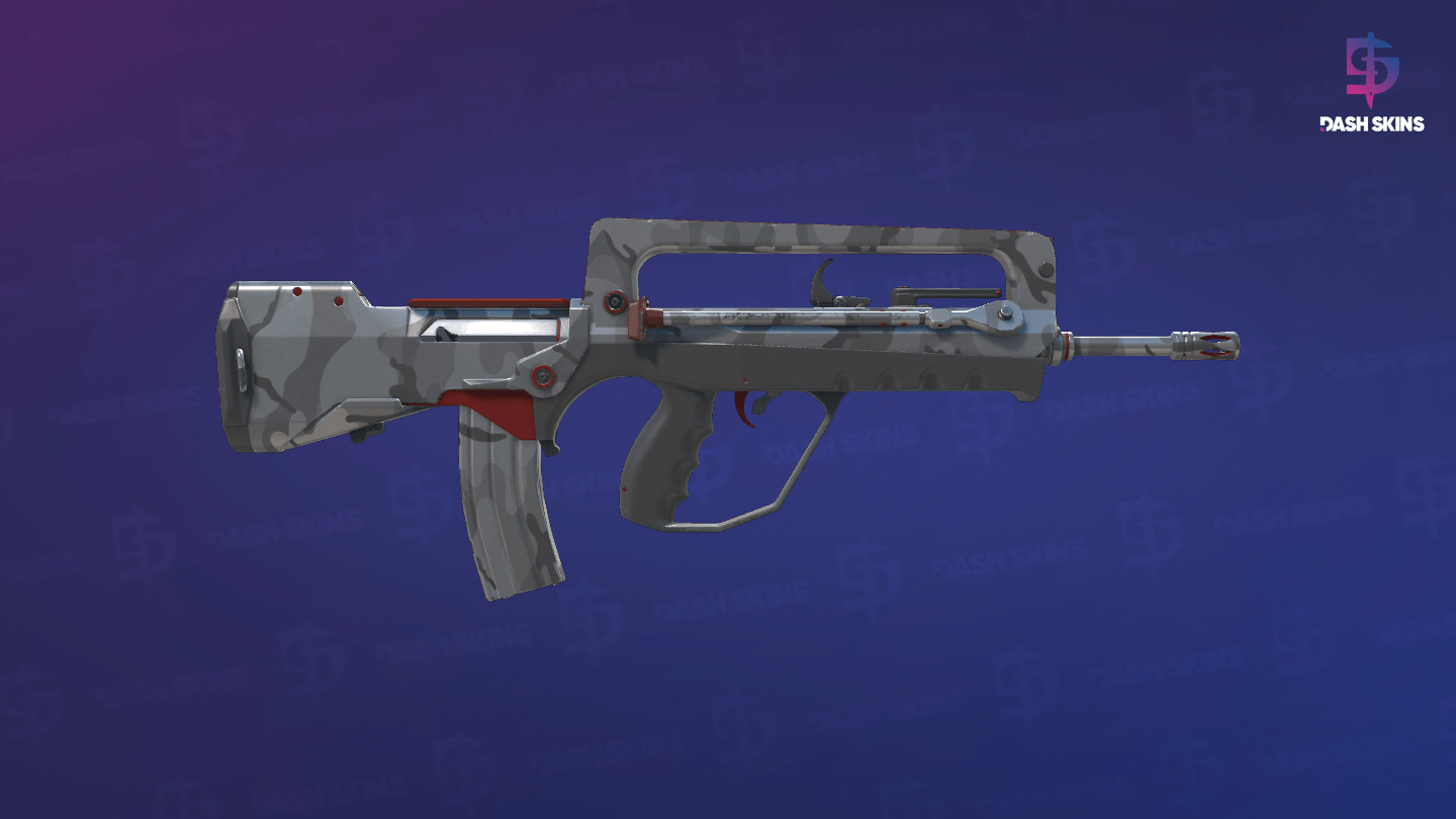 FAMAS | Grey Ghost (Minimal Wear) - Backside Screenshot