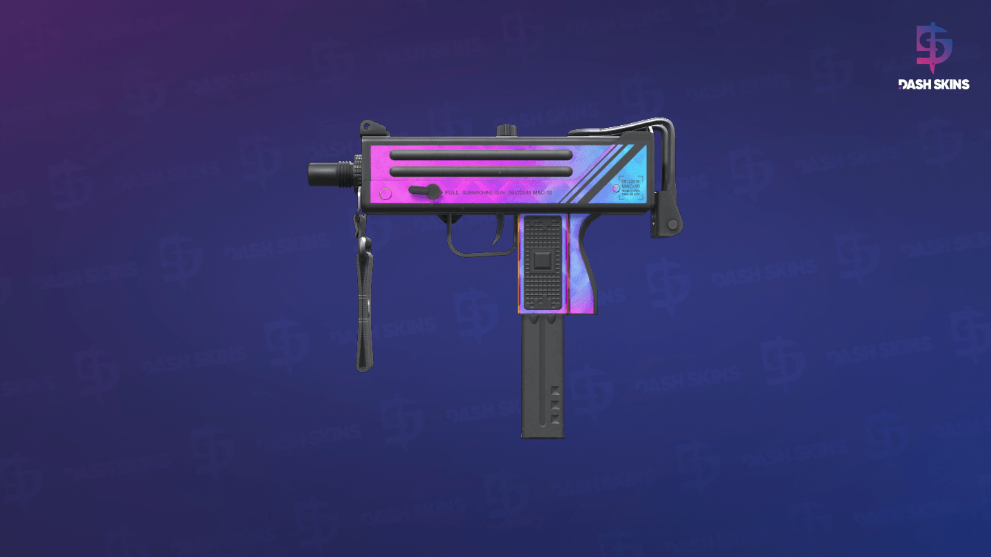 MAC-10 | Disco Tech (Field-Tested) - Frontside Screenshot