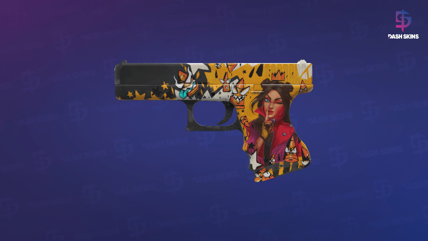 Glock-18 | Bullet Queen (Field-Tested) - Frontside Screenshot