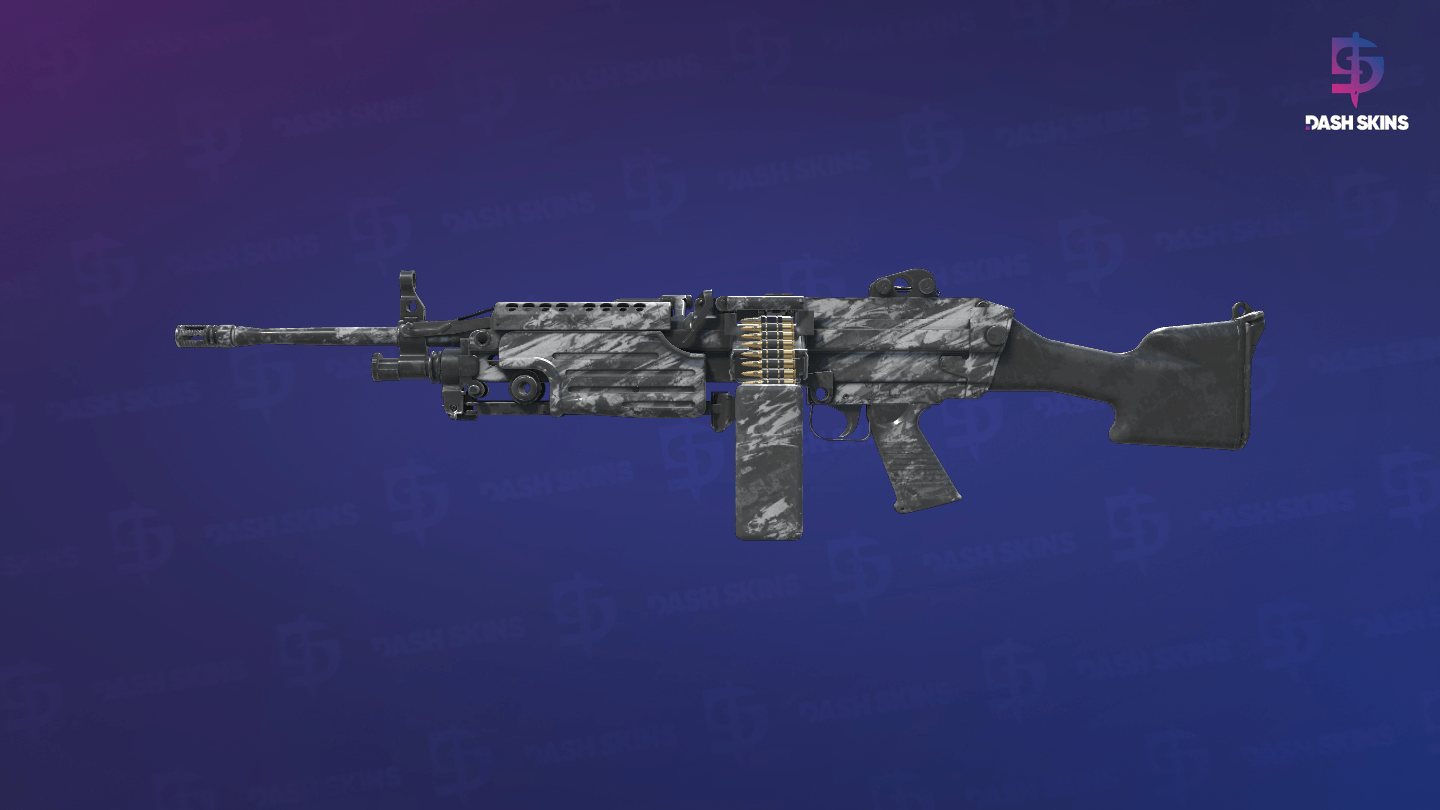 M249 | Sleet (Battle-Scarred) - Frontside Screenshot