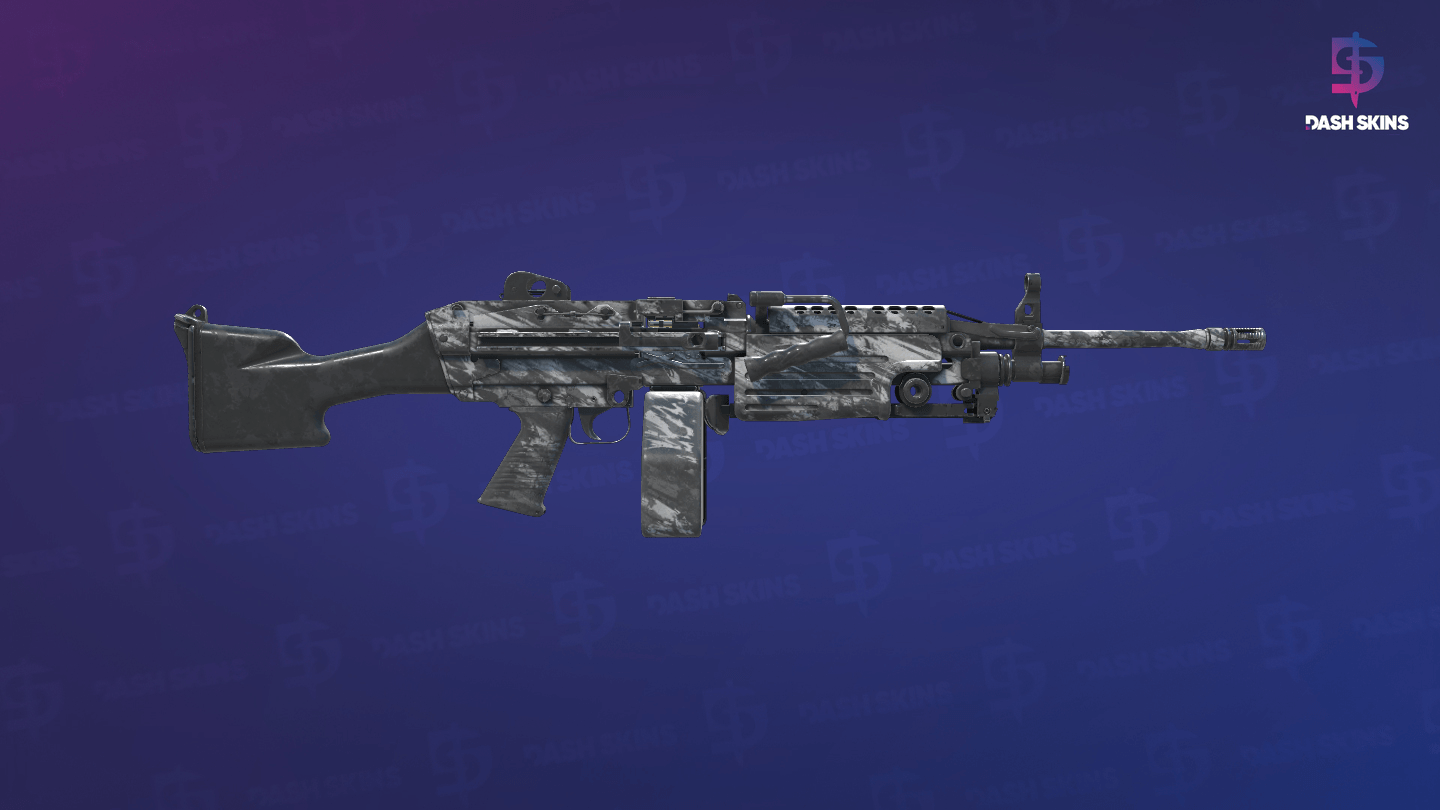 M249 | Sleet (Battle-Scarred) - Backside Screenshot