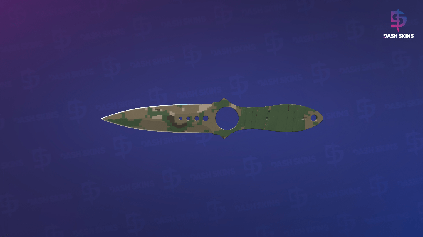 ★ Skeleton Knife | Forest DDPAT (Factory New) - Backside Screenshot