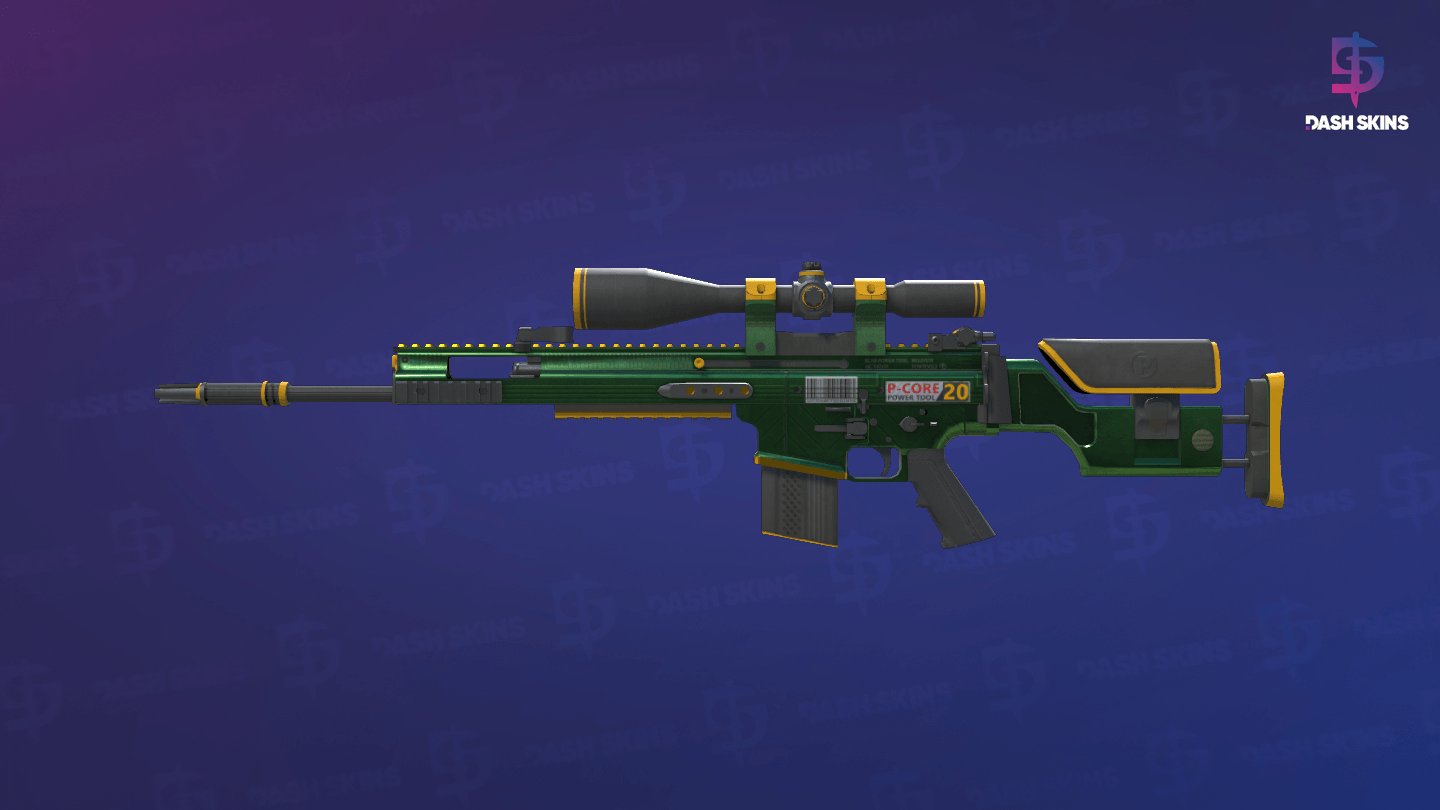 SCAR-20 | Powercore (Field-Tested) - Frontside Screenshot