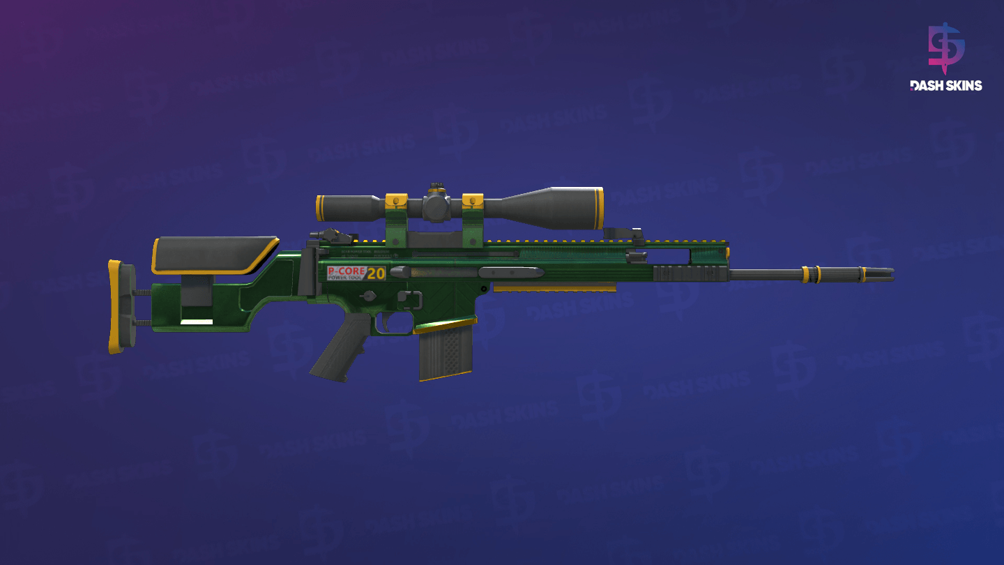 SCAR-20 | Powercore (Field-Tested) - Backside Screenshot