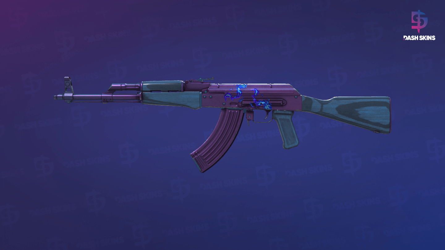 AK-47 | Midnight Laminate (Field-Tested) - Frontside Screenshot