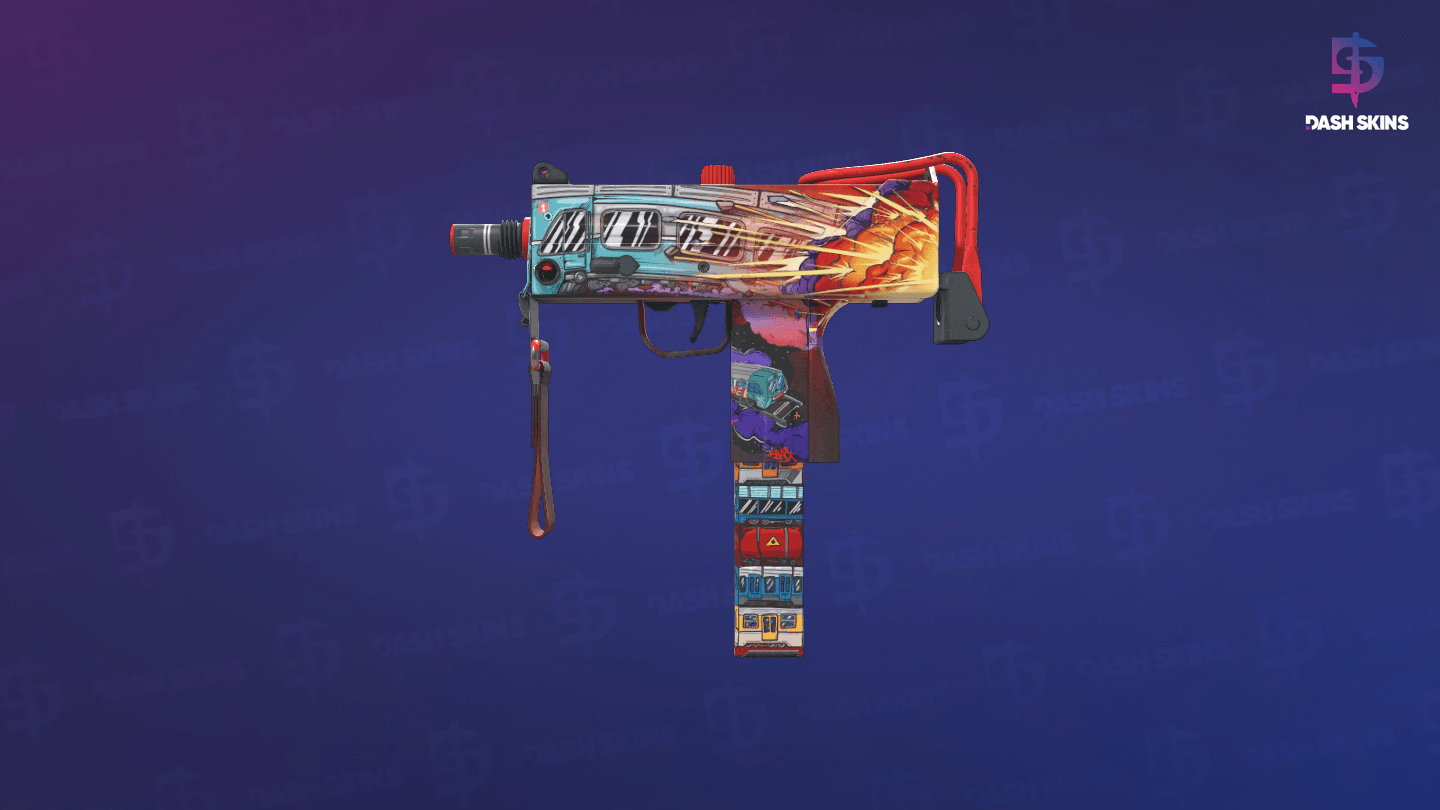 MAC-10 | Derailment (Minimal Wear) - Frontside Screenshot