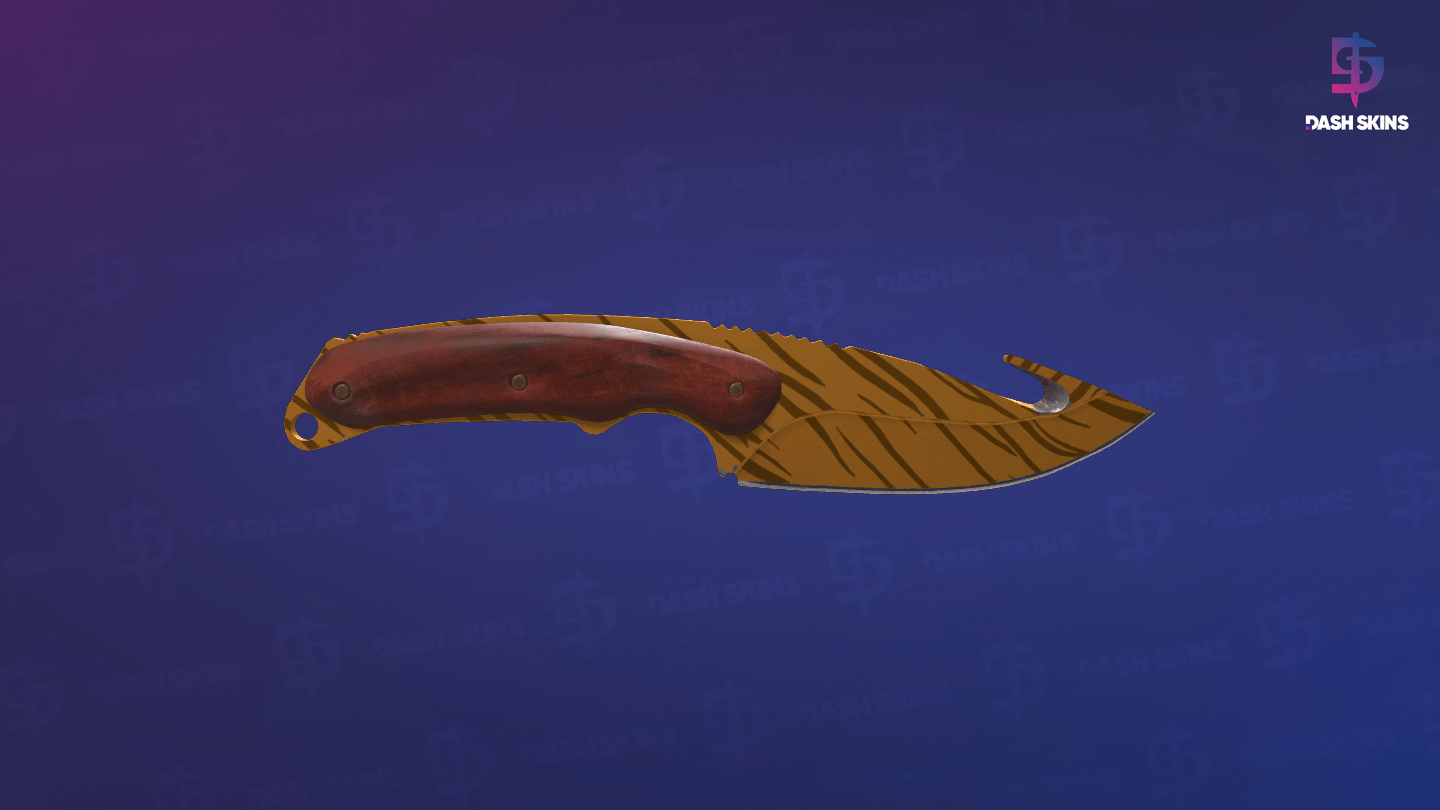 ★ Gut Knife | Tiger Tooth (Factory New) - Frontside Screenshot