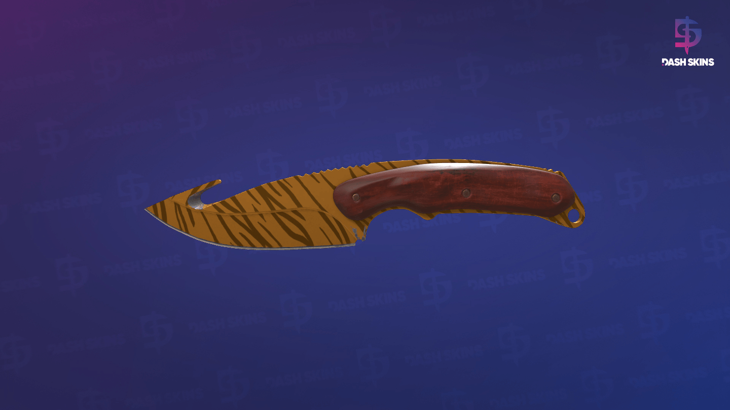 ★ Gut Knife | Tiger Tooth (Factory New) - Backside Screenshot